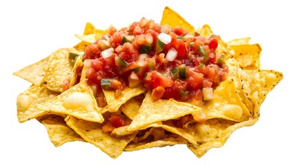 Nachos with salsa