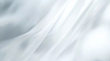 Obraz premium Soft Blue Silk with Gentle Drapes