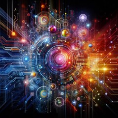Obraz premium Advancing AI and IoT Integration: Revolutionizing Smart Technologies for Future Innovation 