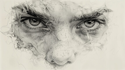 Obraz premium Depression eyes