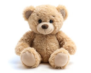 Obraz premium The comforting embrace of a classic teddy bear, a symbol of childhood and nostalgia. A cuddly teddy bear.