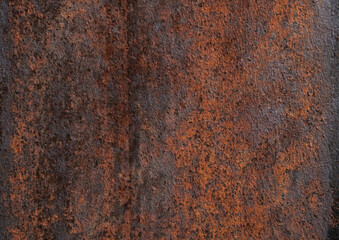 Rusty metal surface. Rusty steel texture. Iron corrosion.