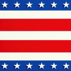 Red white blue striped rectangle with fifty stars, us, american flag