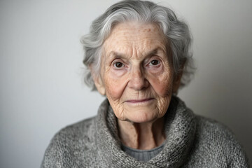 portrait of a senior woman