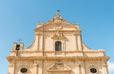 Parish of San Bartolomeo Apostolo, the Mother Church located in the central square of Ispica, in the province of Ragusa, eastern Sicily, Italy.