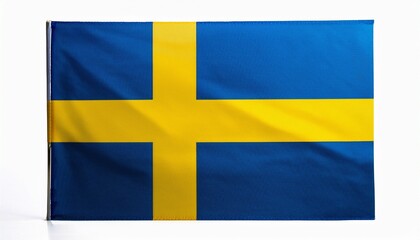 swedish flag in the wind