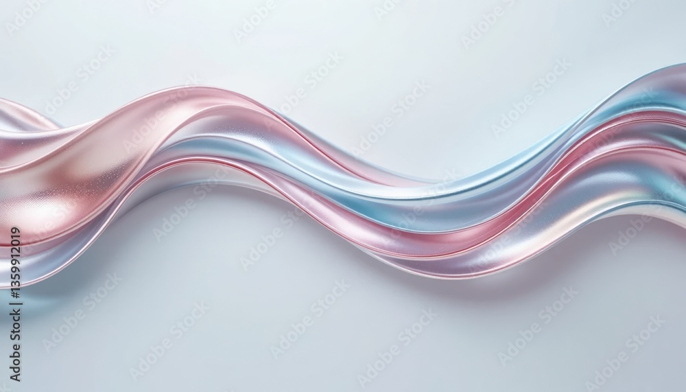 Poster fluid motion abstract design studio environment digital art colorful waves modern aesthetic visual c