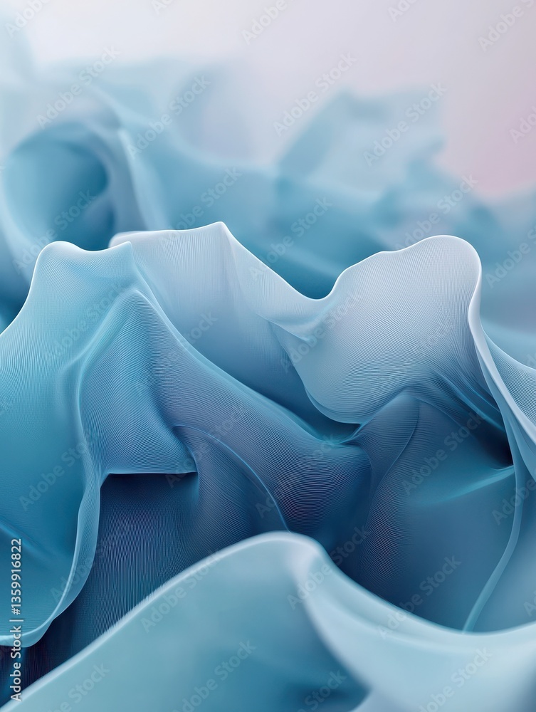 Poster modern digital abstract 3d background. copy space. based on generative ai