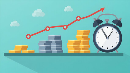 Enhancing Business Performance: A Flat Vector Guide to Boosting Quality, Speed, and Efficiency While Reducing Costs in Management Strategies