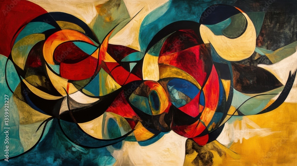 Poster fluid abstraction encourages dynamic thinking