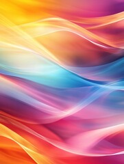 Obraz premium abstract colorful gradient with waves and lines vibrant blur background design