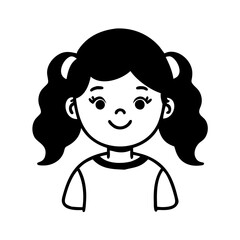 girl hand drawn illustration