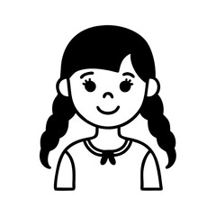 girl hand drawn illustration