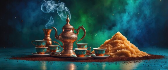 Turkish coffee, coffee presentation, and delight