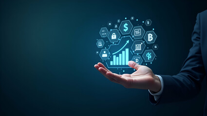 Flat Hand Using Holographic Tools for Financial Risk Management