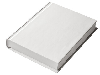 Fototapeta premium blank book isolated on white