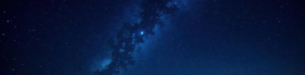 Fototapeta premium starry night sky with twinkling stars on dark background, stars twinkling, heavenly