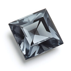Luxury Diamond Gemstone: Sparkling Faceted Jewelry Stone with Elegant Shine and Detailed Texture