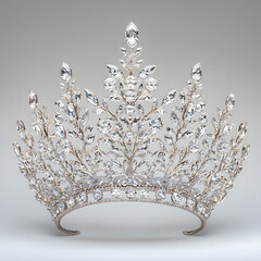 Luxurious Royal Tiara Jewelry: Elegant Rhinestone Headpiece for Glamorous Events and Bridal Ceremonies