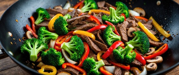 Wok Stir Fry with Selective Emphasis