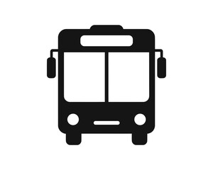 Bus public transportation vector flat icon for apps and websites