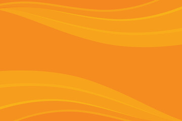 Abstract orange color wave design element. Abstract smooth color wavy vector. Curve flow orange motion illustration. Orange smoke wave lines. Orange wave.