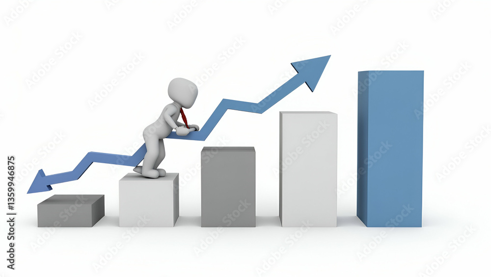 Poster performance concept increase quality speed efficiency reduce cost efficiency business concept busine