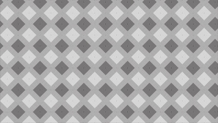 Seamless pattern with decorative geometric and abstract elements in gray, black and white colors. Raster illustration.