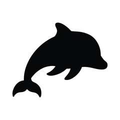 dolphin isolated on white background