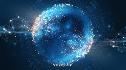 Global Network Connections - Digital Data Sphere, Technology, and Innovation, networking, network, Global networking and network, digital network