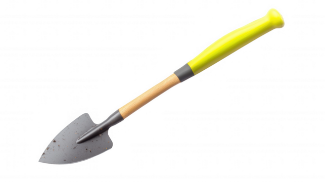 Gardening Trowel with Wooden Handle and Plastic Grip