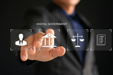 Modern governance technology and government digital transformation, information management, and...