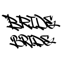  Bride holy name list meaning baptism bible christian religius graffiti handstyle lettering tags black and white logo