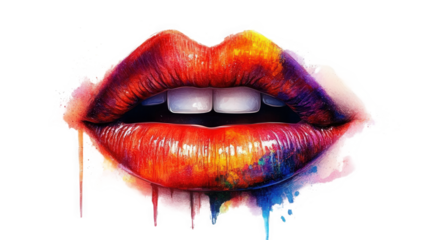 Colorful Artistic Lips