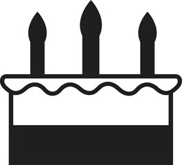 Birthday Cake free vector icon