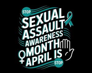 April is Sexual Assault Awareness Month Design for Global Awareness