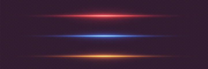 Colored light neon light lines.