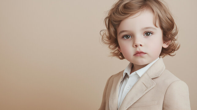 Kind als Anwalt oder Richter &ndash; Businesslook oder Richterrobe im Studio Generative AI KI