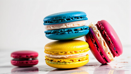 Macarons aux couleurs LGBT