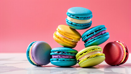 Macarons aux couleurs LGBT