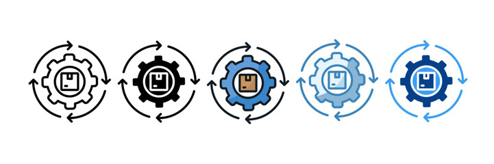 Product Development Icon Set Multiple Style Collection