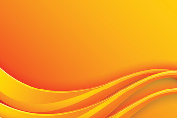 Orange abstract background with lines
