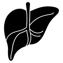 Liver Silhouette Vector