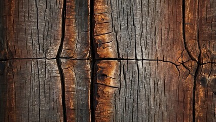 Ancient Tree Bark Gradient Background with Natural Rough Texture