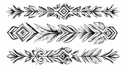 Tribal Arrow Decor Design