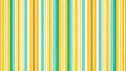 Vertical stripes of yellow, gold, and teal create a vibrant and cheerful textile pattern.