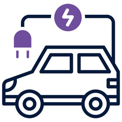 Electric Vehicle Icon