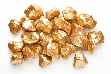 Obraz premium Nugget white background