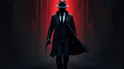 A Mysterious Figure in Shadows