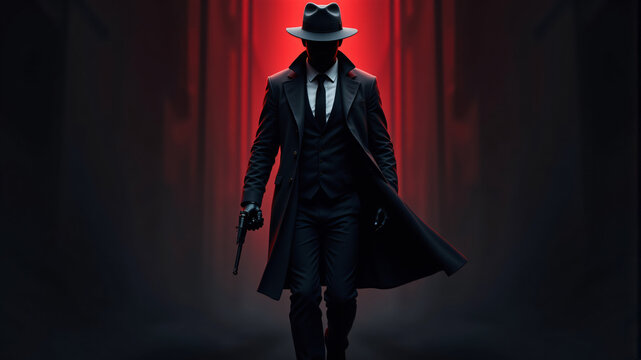 A Mysterious Figure in Shadows